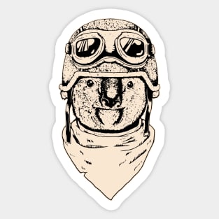 Biker Koala Sticker